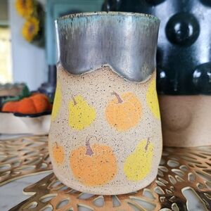 Handcrafted Pumpkin Cup